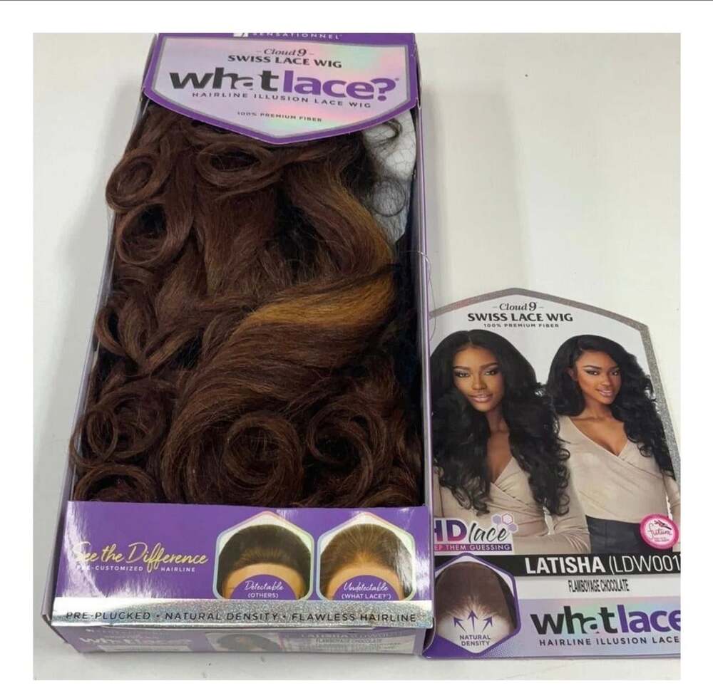 Sensationnel Cloud 9 What Lace Swiss Lace Wig - Latisha (Flamboyage Chocolate)